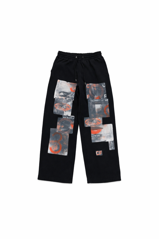 Black “Editorial” Sweatpants