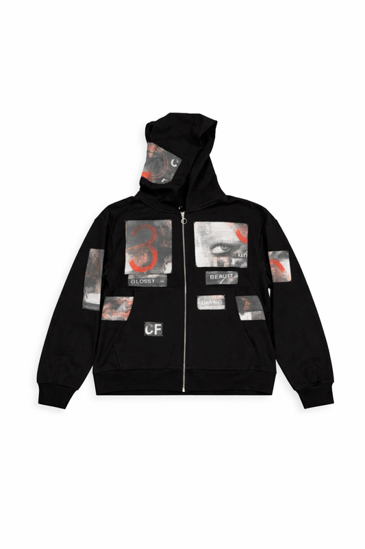 Black “Editorial” Hoodie